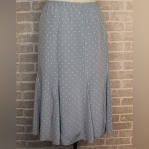 Susan Bristol vintage polka-dot pleated skirt